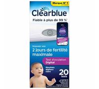 Clearblue Digital Ovulation Test, Helps You Design, Proven, 1 Digital Device and 20 Tests