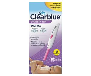 Clearblue Digital Ovulation Test Kit (OPK), 10 Tests