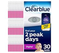 Clearblue Digital Ovulation Test Kit (OPK), Find Your 2 Peak Days, 1 Digital Holder And 30 Tests, Try The FREE Clearblue Period & Cycle Tracker App