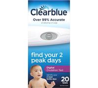Clearblue Digital Ovulation Test Sticks Fertility Kit 20 Tests Over 99% Accurate