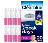 Clearblue Digital Ovulation Tests Kit (OPK) Proven to Help You Get Pregnant, 1 Digital Holder and 20 Ovulation Tests, Packaging May Vary