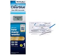Clearblue Digital Pregnancy Test Weeks Indicator 1 Pack + 1 Pregnancy Strip