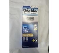 Clearblue Pregnancy Test Digital Weeks Indicator Over 99% Accurate - 2 Tests