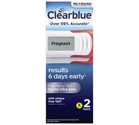Clearblue Early Detection Pregnancy Test - Digital Ultra Early (10 mIU/ml), No Test Can Tell You Sooner - 2 Digital Tests, Packaging May Vary