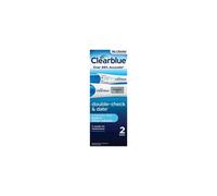 CLEARBLUE Pregnancy Test Double Check & Date - 2 Test Pack 1 Digital & 1 Visual