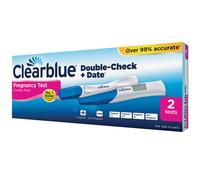CLEARBLUE Pregnancy Test Double Check & Date - 2 Test Pack 1 Digital & 1 Visual