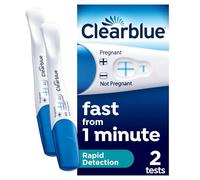 Clearblue Pregnancy Test, Rapid Detection, Result As Fast As 1 Minute, Kit of 2 Tests, Easy At Home Pregnancy Test, Packaging May Vary