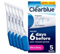 Clearblue Pregnancy Tests, Early Detection Pregnancy Test, Results 6 Days Early, 99% Accurate Results, 5 Tests, Packaging May Vary