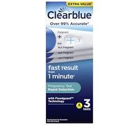 Clearblue Rapid Detection Pregnancy Test, 3 Tests, Results from 1 Minute