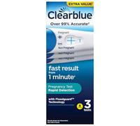 Clearblue Rapid Detection Pregnancy Test, 3 Tests, Results from 1 Minute