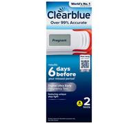 Clearblue Ultra Early Pregnancy Test 2 Pack pack