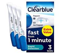 Clearblue Rapid Detection Pregnancy Test, 3 Tests, Results from 1 Minute