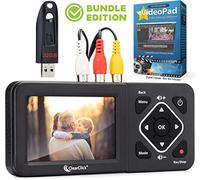 ClearClick Video to Digital Converter 2.0 (Second Generation) - Record Video from VCR's, VHS Tapes, AV, RCA, Hi8, Camcorder, DVD, Gaming Systems (Bundle Edition)