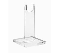 CLEARCO Rifle Display Stand, Clear Gun display stand, individual units for displaying angled or straight collectible rifles and guns. Order TWO, one for each side, choosing from multiple size options.