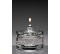 CLEARCRAFT 3 x60ml Glass Tea Light Oil Candle Lamp Burners For Use With Odourless Lamp Oil And Table Setting