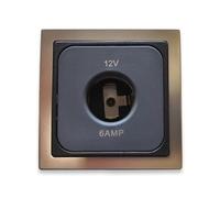 Clearcut - Chrome Square Surround - Support Frame - Sub Frame - 12v Socket - Campervan and Motorhome