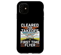 Cleared For Takeoff First Time Flyer Airline Pilot Aviation Case for iPhone 11