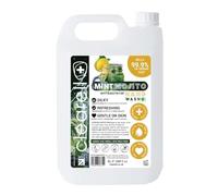Clearell MINT MOJITO 5L Hand Soap Liquid Wash 5 Litres Refill, Antibacterial Fragranced Hydrating Skin & Body Wash Gel for Soft and Sensitive Skin Care - 100% Vegan & Cruelty Free