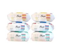 Clearfee Sleepy Original Wet Wipes Surface Cleaning Wipes Set 100 XXL Sheets Each Disposable Cleaning Wipes Strong Large (6 Pieces, Mix Set)