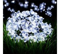 Clearhill 2pack String Light Battery and USB Powered 9.8FT/3M White 20LED Cherry Blossom String Light,Indoor/Outdoor Decoration - Ideal for Christmas, Garden, Birthday, Wedding, Party