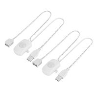 Clearhill 2Packs 5V Motion Sensor Switch with USB Male and Female Connector(White),Automatic Sensor Switch for Indoor DIY LED Lighting,Such as Kitchen,Such as Kitchen,Cloakroom,etc.