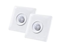 Clearhill 2PCS Motion Sensor Light Switch, 180 ° Human Infrared Occupancy Sensor Switch, Wall Mounted Installation in corridors, bathrooms, garages, Stairs, Adjustable delay