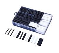 Clearhill 300Pcs Heat Shrink tubing kit -3:1 high Flexibility, Easy to Operate, Solder Joint Protection, Waterproof, Black&White, Insulated Wire and Cable Wrapping in Various Sizes