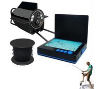 Clearhook Fishing Camera, Clearhook 2025 New Portable Underwater Camera, 220° Wide-Angle Ir Night Vision, IP65 Waterproof,100ft Cable for Ice/Lake/Boat/Kayak Fishing (4.5 In,IPS Screen)