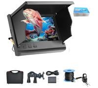 Clearhook Fishing Camera, Clearhook Underwater Camera, 5″ Portable Underwater Fishing - 220° Wide-Angle Ir Night Vision, Muddy Water Treatment Waterproof (5In,15m)