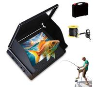Clearhook Fishing Camera, Clearhook Underwater Camera, Underwater Fishing Cameras, Ip65 Waterproof Portable, 220° Wide-Angle Ir Night Vision, 100ft Cable, For Ice Lake Boat Fishings (4.3inch+20m)
