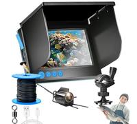 Clearhook Underwater Camera,Clear Hook 4.3″/5″ Portable Underwater Fishing Camera Fish Finder 220° Wide-Angle Ir Night Vision,Muddy Water Treatment,10000mAh Battery Sea/Ice/Wild Fishing (5In/65Ft)