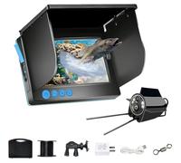 Clearhook Underwater Fishing Camera, Clearhook 5″ Portable Underwater Fishing Camera, 220° Wide-Angle & IR Night Vision with 100FT Cable, Waterproof (4.3IN-100FT)