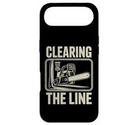 Clearing The Line Chainsaw Funny Disc Golf Player Case for iPhone Air