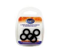 Clearit 74x9874 5 Black Flexible Joints + Gas Fittings G1/2 "