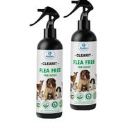 Clearit Flea Free 100% Natural & Organic Flea & Tick Spray Unique Blend of Essential Oils Super Effective Non Toxic Suitable for Pet & Home Use 500ML