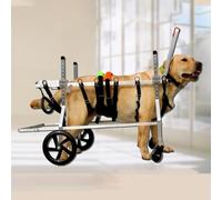 Clearlin 4-Wheel Dog Wheelchair for Small to Large Breeds, Adjustable Pet Mobility Aid, Full Support for Disabled Dogs, Size M, Enhance Mobility & Quality of Life(Size XXXL)