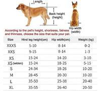 Clearlin Adjustable Dog Wheelchair for Disabled Pets, Helps Small Dogs with Paralyzed Hind Legs Regain Mobility - Ideal for XXS Size, Enhance Quality of Life(Xs Widened)