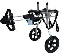 Clearlin Adjustable Dog Wheelchair for Hind Legs, Double Wheel Support for Disabled Dogs, Pet Mobility Aid, Size M - Enhance Mobility for Your Furry Friend(3XL)