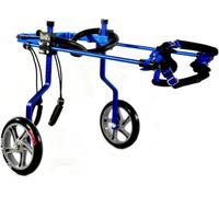 Clearlin Adjustable Lightweight Dog Wheelchair for Back Legs - 2-Wheel Mobility Cart for Disabled Pets, Paralyzed Animals, Exercise Support, and Assisted Walking Aid(XL-01)