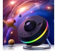 Clearlin Star Projector, Planetarium Night Light, 13 in 1 HD Space Night Light Projector with Light Strip Meteor, for Kids Bedroom Gift