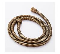 ClearloveWL Shower Hose, Antique Bronze/Gold/Chrome 1.5m shower hose sanitary flexible stainless steel double locked bath water heater hoses (Farbe : Antique bronze)
