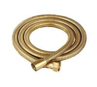 ClearloveWL Shower Hose, Gold Bright 1m 1.5 m 2m 3m extra long shower hose for handheld shower head stainless steel steel tube brass mother thickening (Dusche Arm Länge : 1.5M, Farbe : Gold)