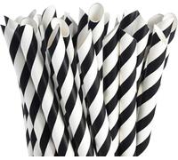 Clearly Boba Disposable Paper Straws, Pack of 150, 8" Jumbo Milkshake Drinking Paper Straws Extra Super Wide for Retailers, Restaurants, Hotels, Events, Home Use and More