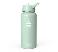 Clearly Filtered Water Bottle | Removes 220+ Contaminants, Double-Wall Insulated Stainless Steel, BPA/BPS Free, Phthalate Free, Filters Flouride Lead Chlorine (32oz, Mint)
