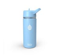 Clearly Filtered Water Bottle | Removes 220+ Contaminants, Double-Wall Insulated Stainless Steel, BPA/BPS Free, Phthalate Free, Filters Flouride Lead Chlorine (16oz, Sky Blue)