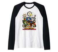 Clearly This is Going Exactly As Planned Funny Office Chaos Raglan Baseball Tee