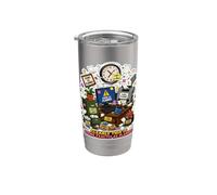 Clearly This is Going Exactly As Planned Funny Office Chaos Stainless Steel Insulated Tumbler