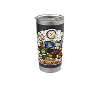 Clearly This is Going Exactly As Planned Funny Office Chaos Stainless Steel Insulated Tumbler