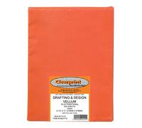 Clearprint 1000H Design Vellum Sheets, 16 lb, 100% Cotton, 8-1/2 x 11 Inches, 500 Sheets Per Pack, Translucent White, 1 Each (10201710)