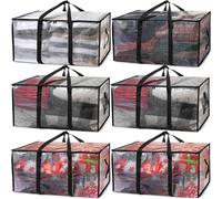 ClearSpace Large Moving Boxes Storage Bags - Oversized Packing Bags with Backpack Straps Zippers Handles - HeavyDuty for College Dorm Christmas